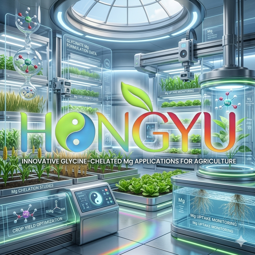 HONGYU brand Magnesium Glycinate Agricultural Grade Technical White Paper cover