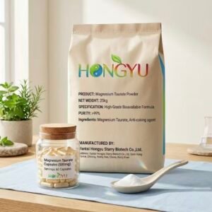 Magnesium Taurate Powder 25KG Bulk Supply - Yantai Hongyu Starry Biotech