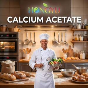 Pure Calcium Acetate Powder (CAS 62-54-4) - Food Grade Preservative for Bakery by HONGYU