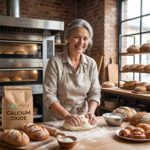 Pure Calcium Oxide (CaO) Powder for Food Grade Processing - HONGYU Ingredients for Bakery