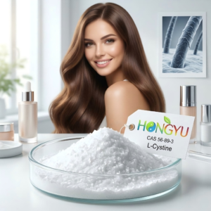 Premium white crystalline L-Cystine powder CAS 56-89-3 for hair growth formulations by Yantai Hongyu Starry Biotech Co., Ltd.