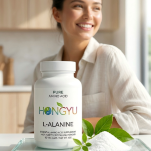 Premium L-Alanine powder for metabolic health and skincare by Yantai Hongyu Starry.