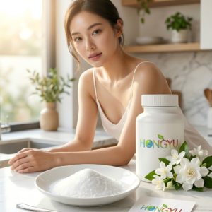 Premium L-Cysteine (CAS 52-90-4) powder for skin whitening and anti-aging by Yantai Hongyu Starry.
